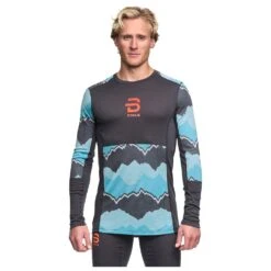 Sous-vêtement Techni. Nordique Bjorn Daehlie Mountain Wool Long Sleeve Delphium Blue -Daehlie cc353c90042ffd73d16b46e92e9ae1aac1371708 H23BJORACC2253966 4